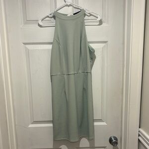 fab'rik Mint Green Sleeveless Mini Dress